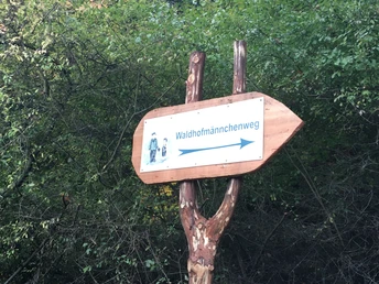 Beschilderung Waldhofmännchenweg