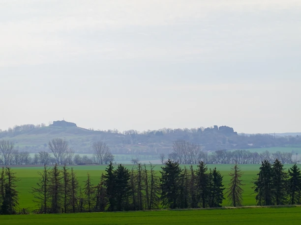 Blick von der Warte zu den Gegensteinen
