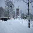 Der Bismarckturm im Winter