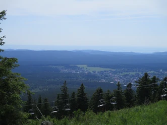 Blick vom Wurmberg auf Braunlage