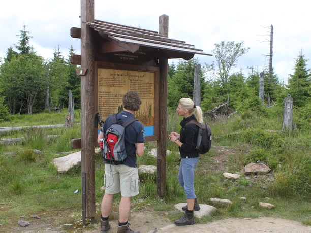 Infotafel am Quitschenberg