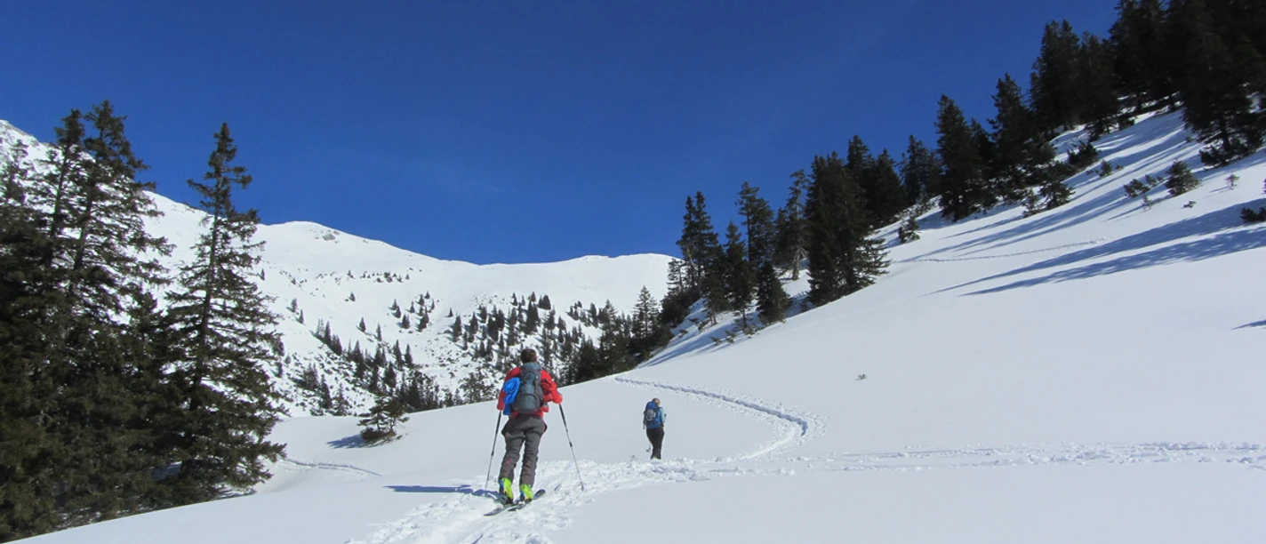 Skitour Hochblasse - Aufstieg
