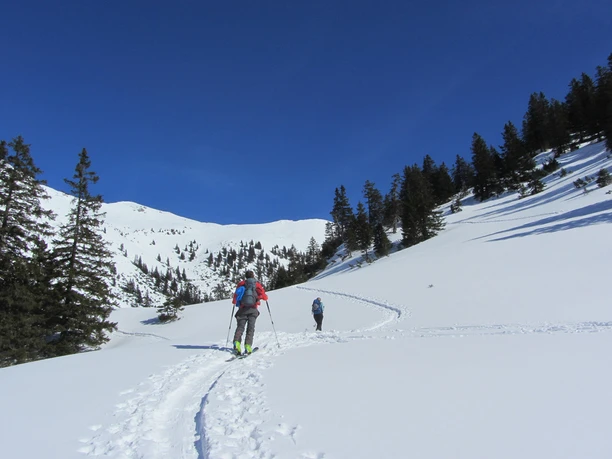 Skitour Hochblasse - Aufstieg