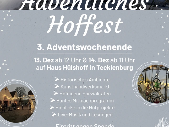 Plakat Adventliches Hoffest