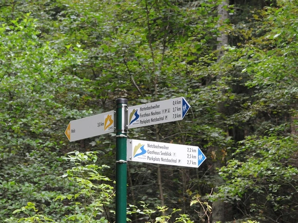 Markierungssystem auf dem Wefg