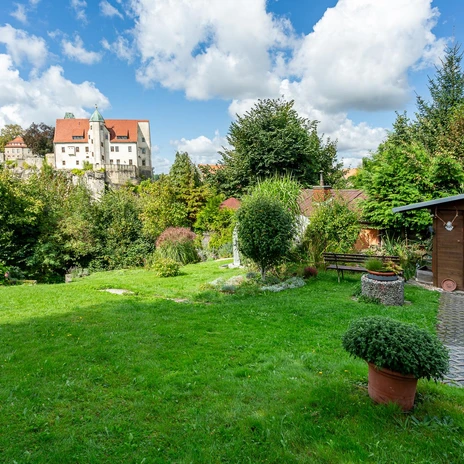 Blick zur Burg Hohnstein