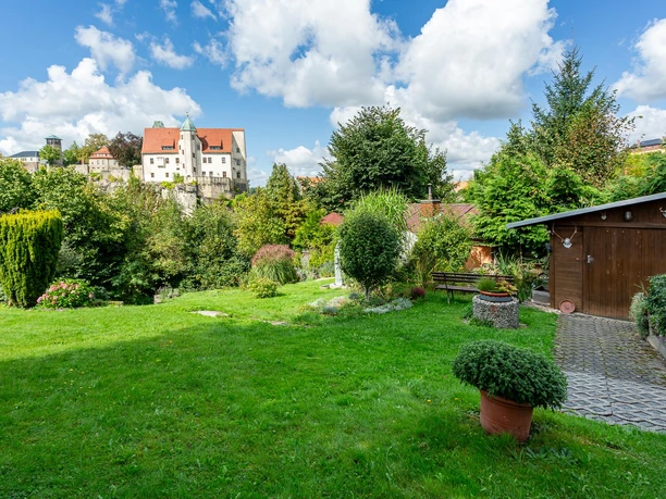 Blick zur Burg Hohnstein