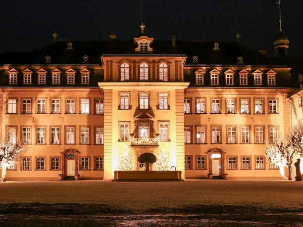 Schloss Berleburg beleuchtet