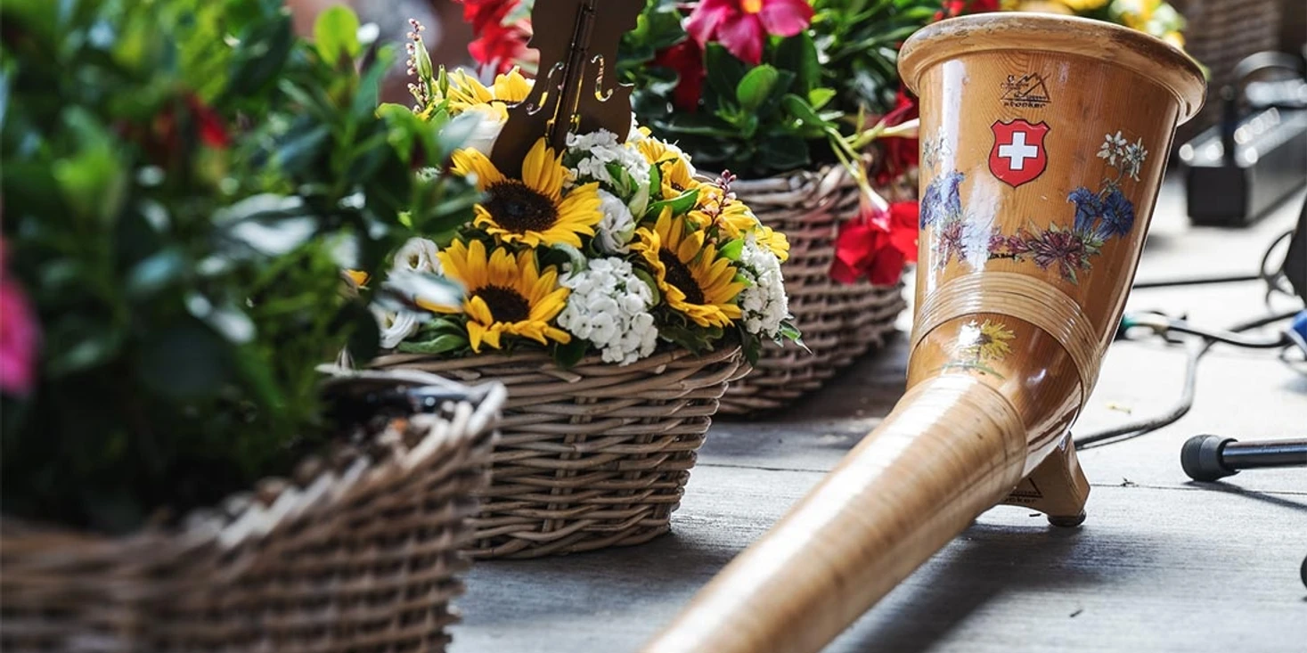 Heirassa Vorprogramm Alphorn