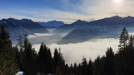 Pürschling - Blick Richtung Zugspitze