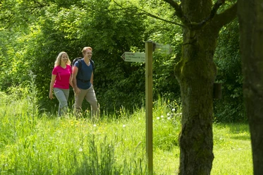 Unterwegs auf dem Wanderweg