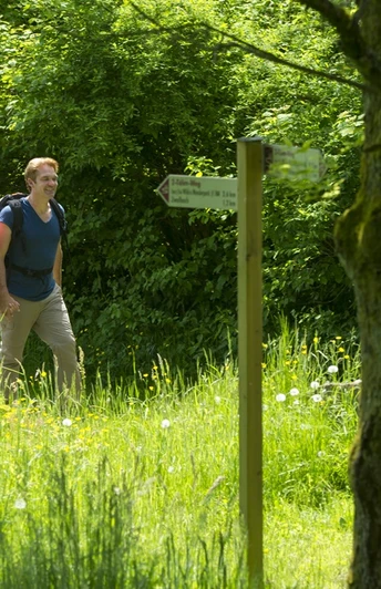 Unterwegs auf dem Wanderweg