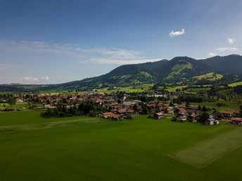 Unterammergau aus der Vogelperspektive