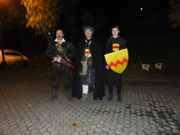 Der Graf von Manderscheid mit Gefolge