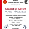 Plakat, Konzert im Advent