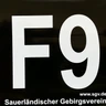 Wegezeichen F9 Wegezeichen F9