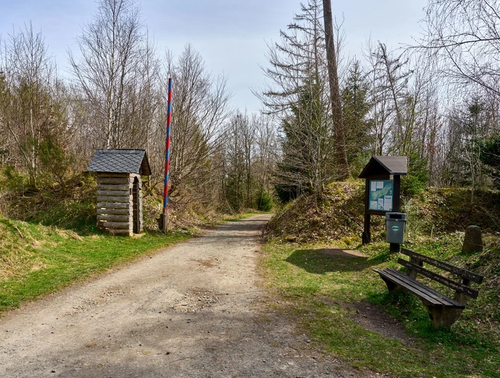 Historischer Grenzübergang Holzklauer Schlag Holzklauer Schlag Oberholzklau