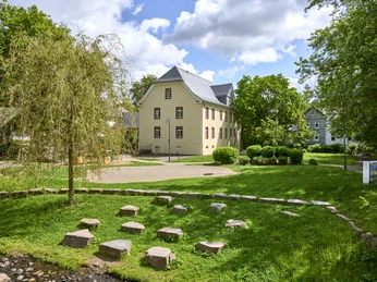 Wilhelmsburg, Gerichtswiese Hilchenbach Wilhelmsburg mit Stadtmuseum Hilchenbach