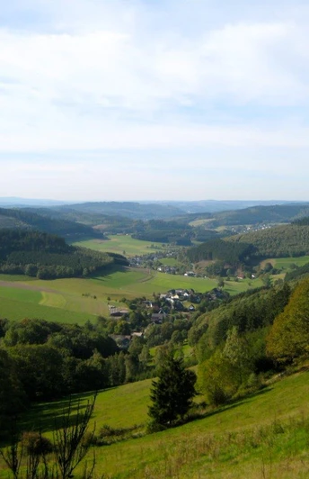 Blick ins obere Ferndorftal