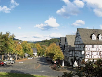 Marktplatz Hilchenbach - Start und Ziel jeder Tour