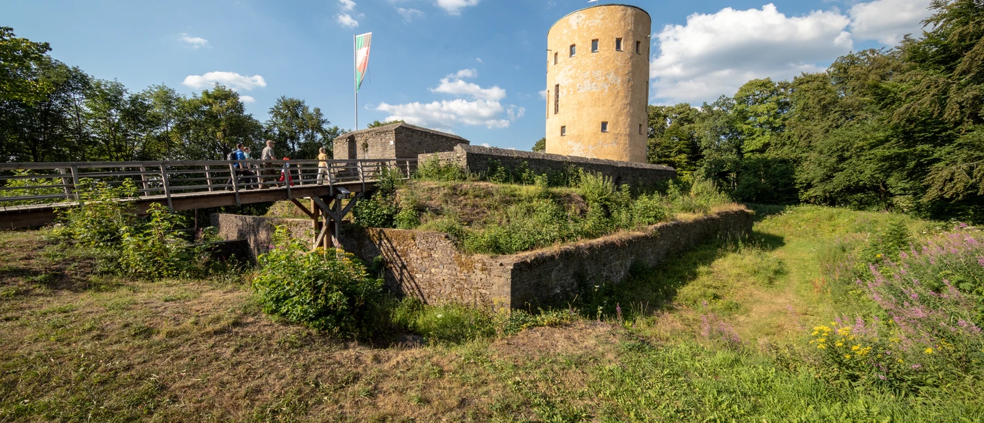 Ginsburg mit Burgmauer