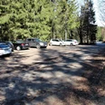 Ausreichend Parkfläche steht am Wanderparkplatz zur Verfügung