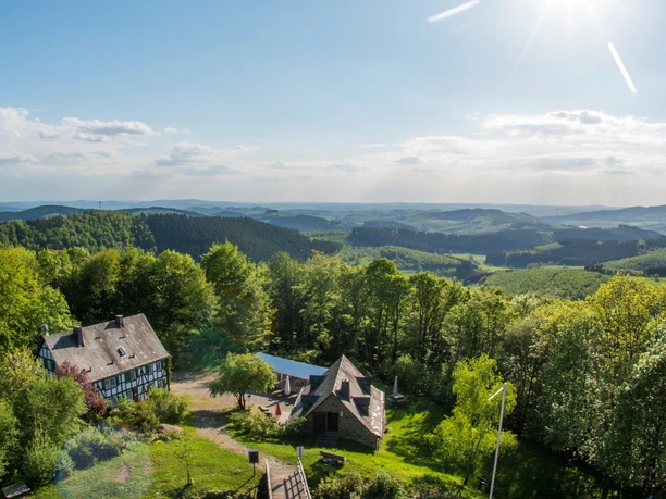Hilchenbach Blick von der Ginsburg