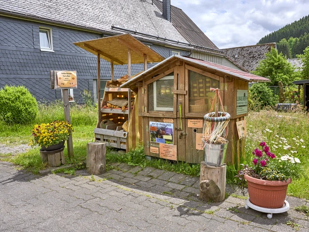 Hofladen am Straßenrand, Hilchenbach-Helberhausen