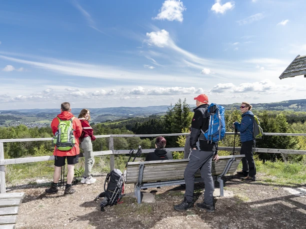 Aussichtsplattform Kaolin-Tongrube Auf dem Kreuz, Lützeln