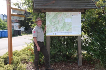 Wandertafel am Prkplatz Hickengrundhalle