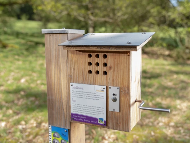 Hörstation Verbindungsweg Rothaarsteig-Spur Romantischer Hickengrund - Literatur in der Natur Drei Buchen