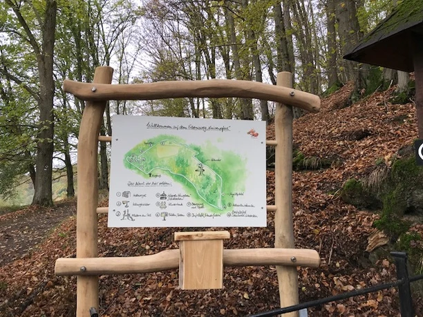 Eingangstafel Erlebnisweg Luisenpfad