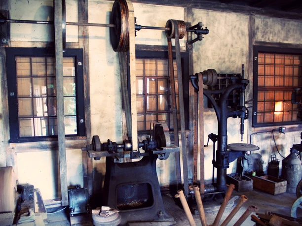 Innenraum der Dorfschmiede