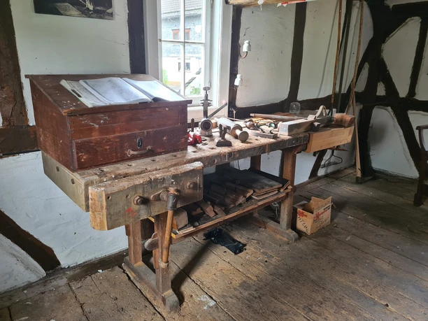 Innenraum der Mühle