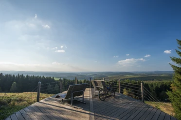 Aussichtsplattform auf der Tiefenrother Höhe