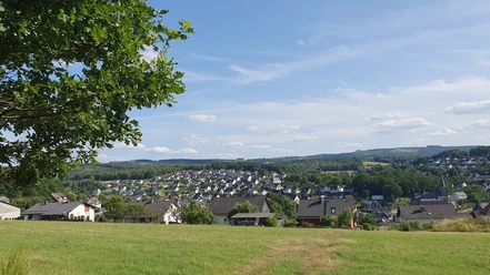 Ausblick vom Mühlenberg auf Rudersdorf