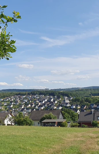 Ausblick vom Mühlenberg auf Rudersdorf