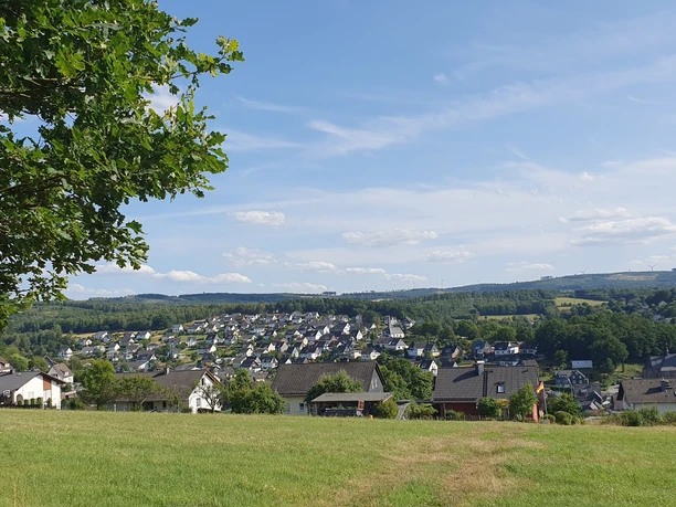 Ausblick vom Mühlenberg auf Rudersdorf