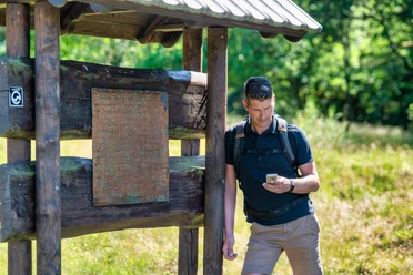 Infotafel an der Grube Ratzenscheid Grube Ratzenscheid