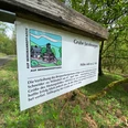 Infoschild zur Grube Jacobssegen