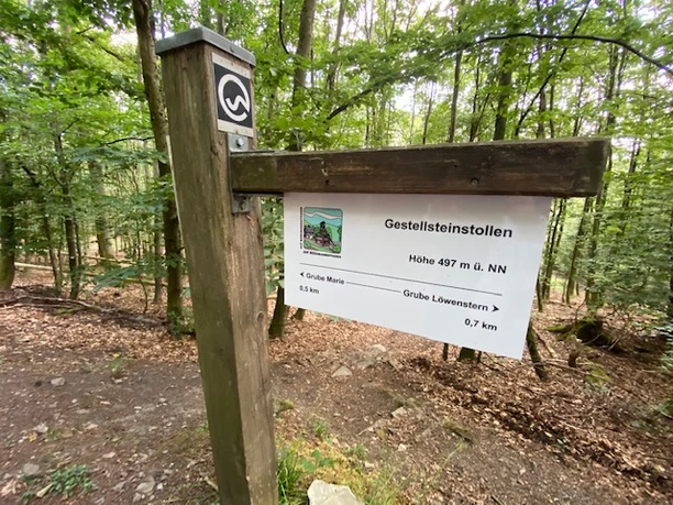 Wegweiser Bergmannspfad