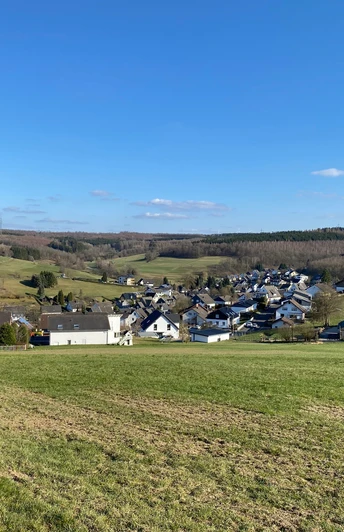 Ausblick auf Oberdielfen vom Bösenberg