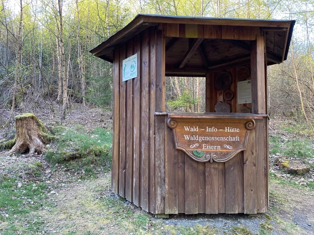 Wald-Info-Hütte am Obersdorfer Rundweg