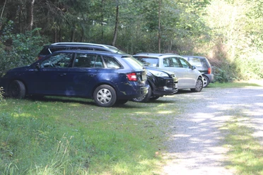 Wanderparkplatz NSG Gambach - Wacholderheide