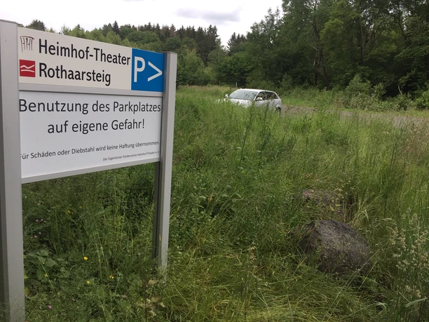 Wanderparkplatz am Heimhof-Theater