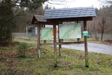 Wandertafeln am Wanderparkplatz Zum Großen Stein