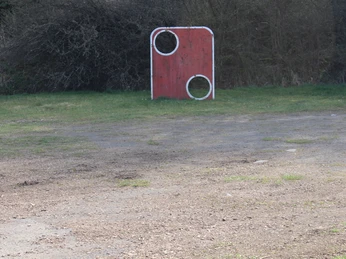 Torwand am Sportplatz Lützeln