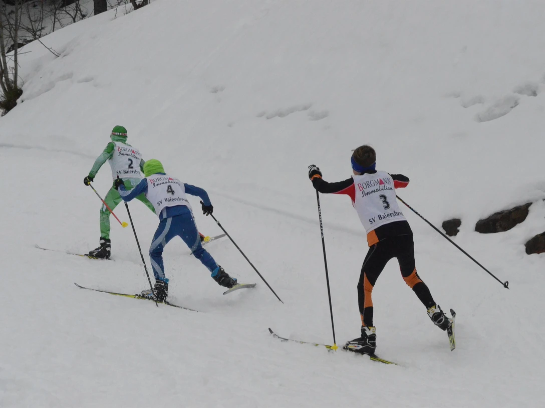 Langläufer bei der VR-Talentiade am Ruhestein