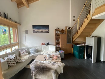 Wohnzimmer mit Schwedenofen