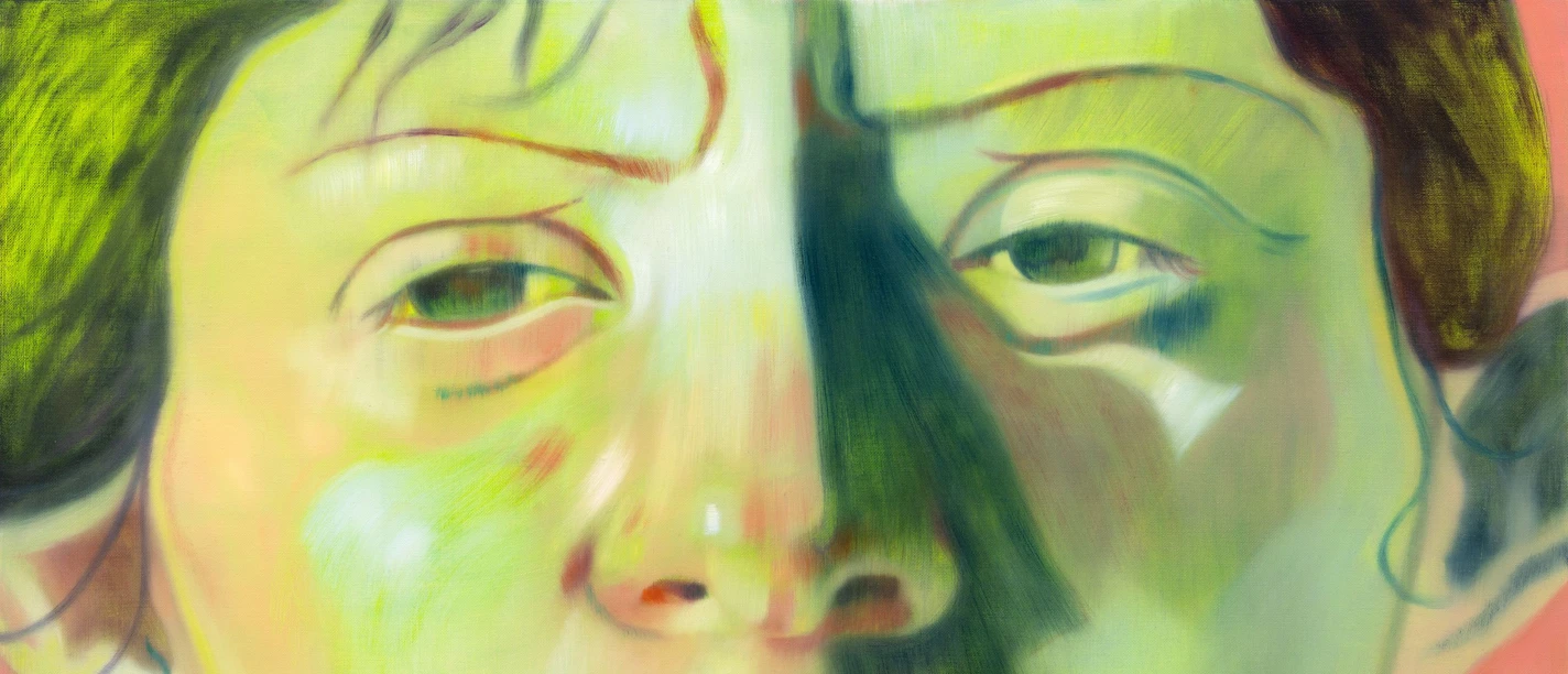 Inès Longevial, Visage Vert Inès Longevial, Visage Vert, 2024, Courtesy of the Artist and Almine Rech, Foto: © Nicolas Brasseur